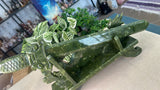 Green Jade Sword with Dragon Stand