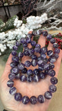 Chevron Amethyst Bracelets 12mm