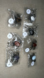 Crystal Spider Brooches