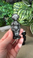 Silver Obsidian Alien