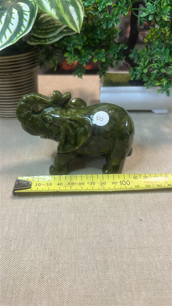 Green jade elephant