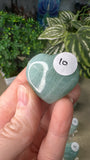 Green Moonstone Hearts