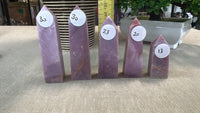 Pink/Purple Lepidolite Points from Mozambique