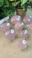 Rose Quartz Hearts