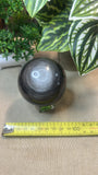 Silver Obsidian Sphere