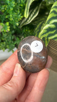 Black Moonstone Palm Stones