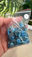 Blue Apatite Chips