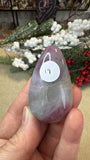Purple Rose Quartz Palm stones