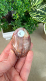 Pink Moonstone Palm Stones