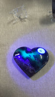 Volcanic agate Hearts