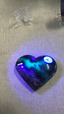 Volcanic agate Hearts