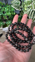 Silver Obsidian Bracelet