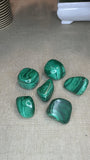 Malachite tumbles