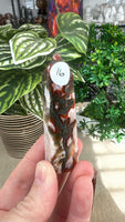 Red moss agate points