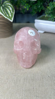 Rose Quartz Skull