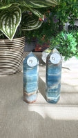 Blue onyx points