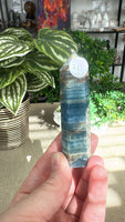 Blue onyx points