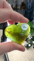 Nephrite Jade Hearts