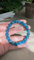 Blue Apatite Bracelet 10mm