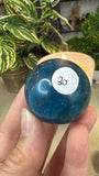 Blue Apatite Spheres