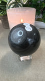 Silver Obsidian Sphere