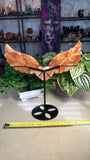 Fire Quartz Heart with wings