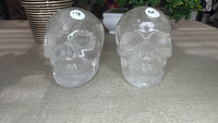 Clear Quartz Skulls
