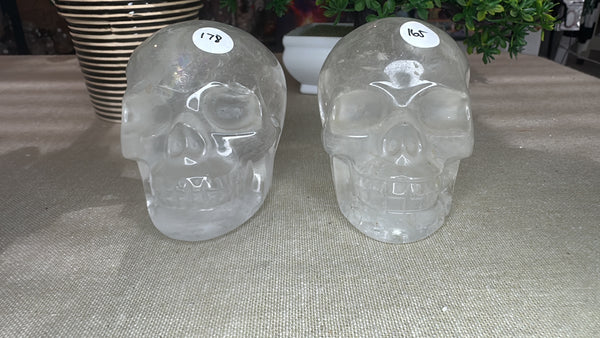 Clear Quartz Skulls
