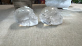 Clear Quartz Skulls