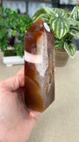 Agate Druzy Tower