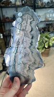 Blue Fluorite Slice