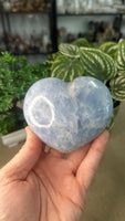 Blue Calcite Heart