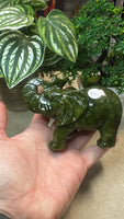 Green jade elephant