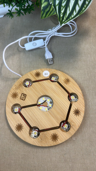White light Seven sphere stand