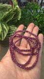 Faceted Ruby Bracelets