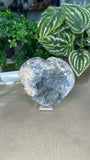 Blue Celestite Heart