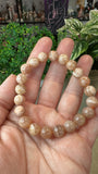 Peach Moonstone bracelet 9.5mm