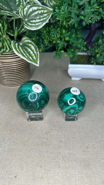 Malachite Spheres