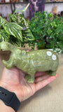 Green Jade Hippopotamus