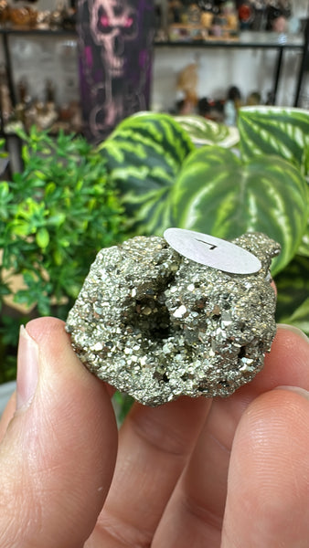 Pyrite clusters