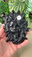 Obsidian medusa head