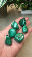Malachite tumbles