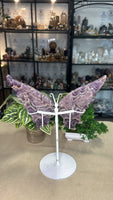 Chevron Amethyst Butterfly Wings