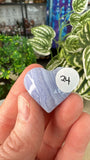 Blue Lace Agate Hearts