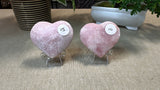Pink Opal Hearts
