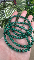 Malachite bracelets 6mm