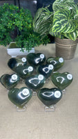 Nephrite Jade Hearts