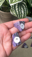 Charoite pieces