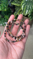 Colourful Tourmaline Triple Bracelet/ Necklace