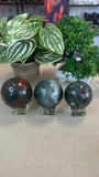 African blood stone spheres